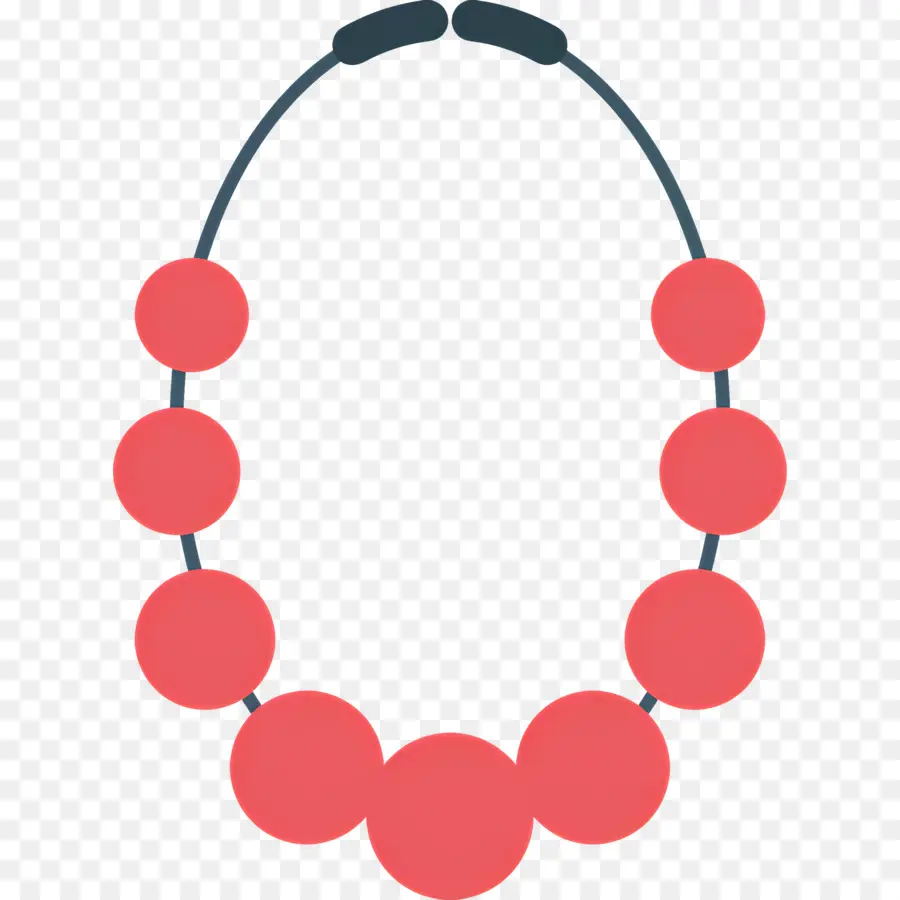 Kalung Mutiara，Kalung Manik Merah PNG