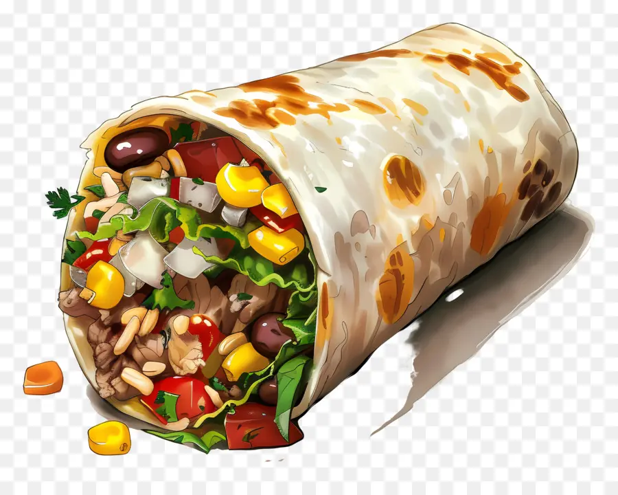 Burrito，Membungkus PNG