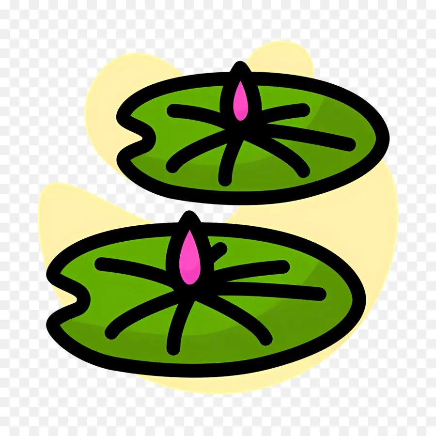 Daun Teratai，Bantalan Lily PNG