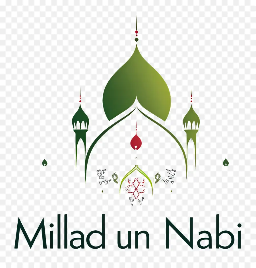 Milad Un Nabi，Ilustrasi Masjid Millad Un Nabi PNG