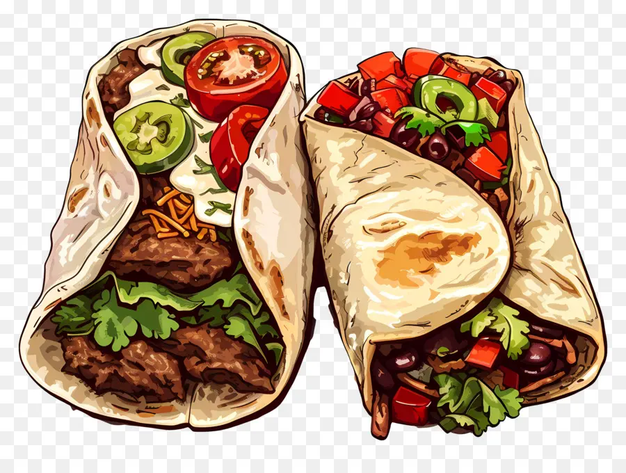 Burrito，Taco PNG