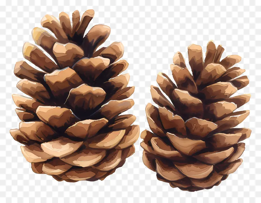 Biji Pinus，Buah Pinus PNG