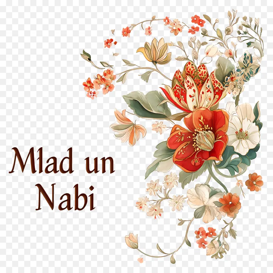 Milad Un Nabi，Bunga Milad Un Nabi PNG