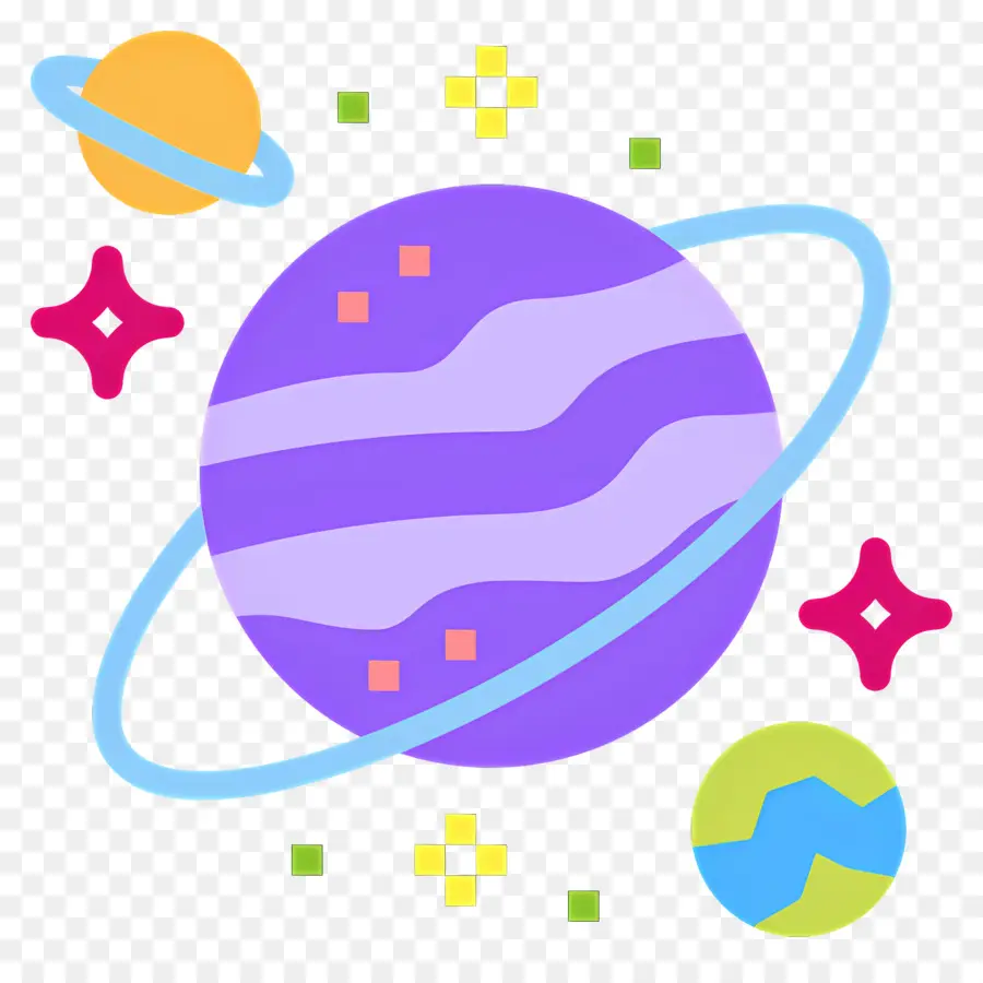 Planet，Planet Ungu PNG