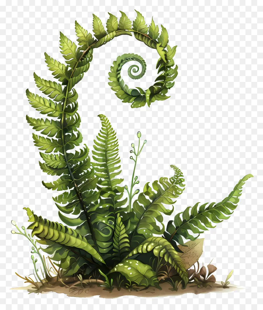 Garden Fern，Green Fern PNG