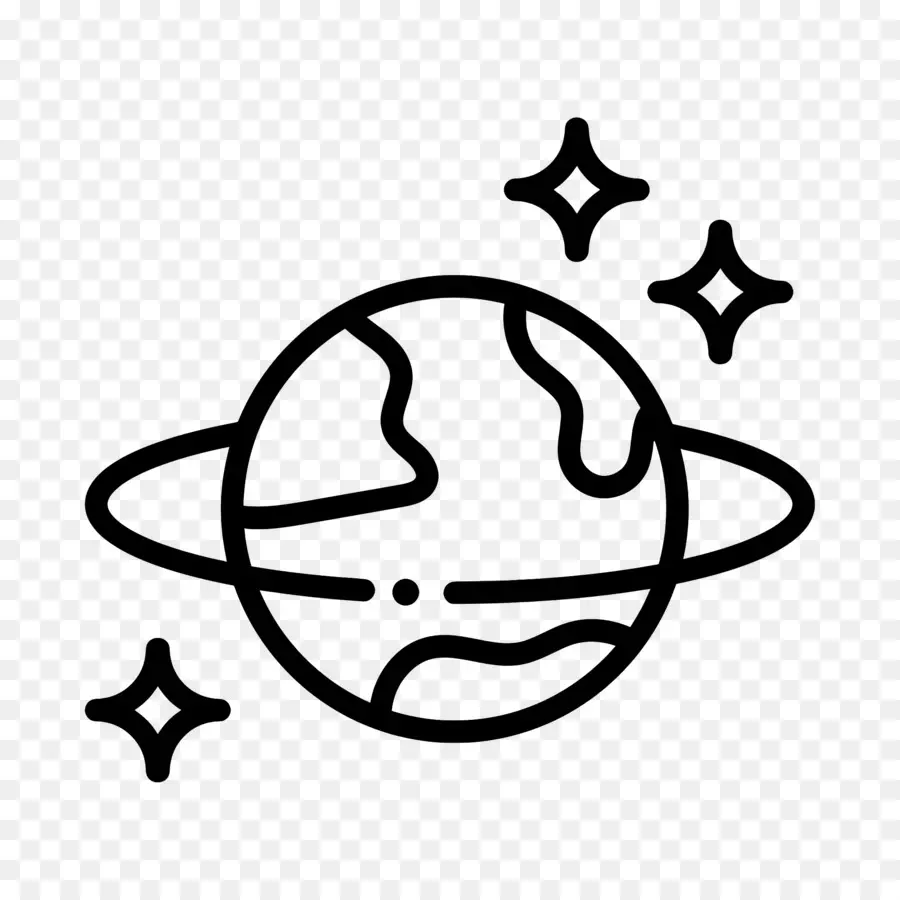 Planet，Planet Dengan Cincin PNG