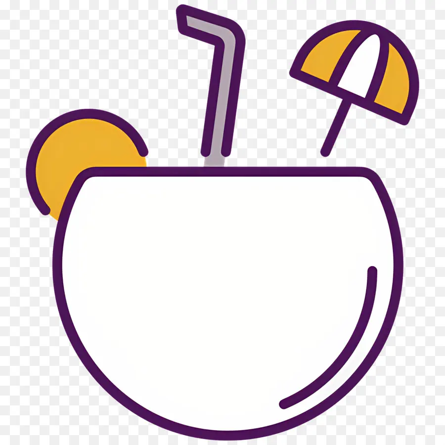 Minuman Kelapa，Minuman Minimalis PNG