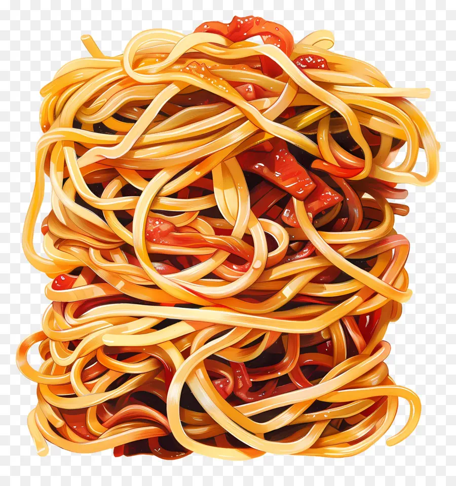 Spageti，Mie PNG