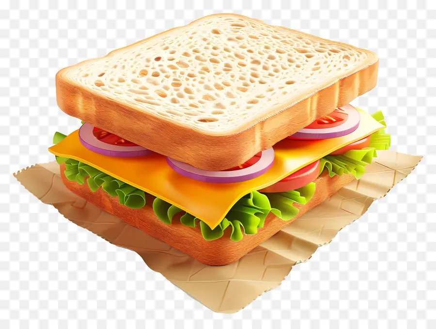 Sandwich，Selada PNG