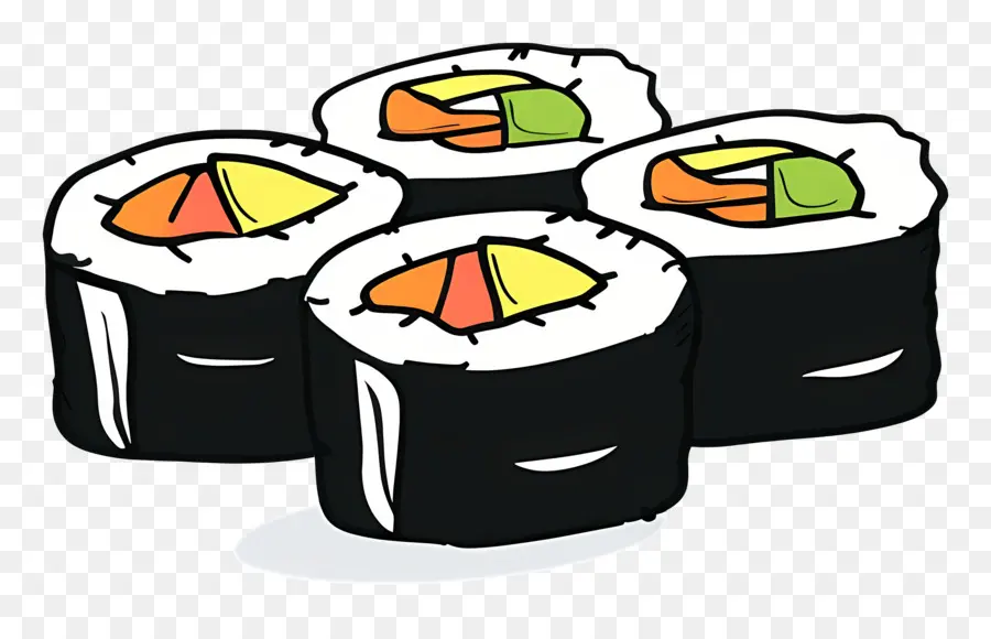 Sushi Roll，Sushi Gulung PNG