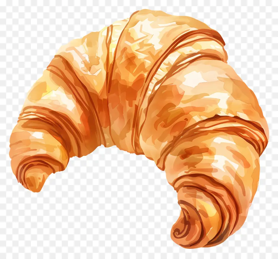 Croissant，Kue Kering PNG