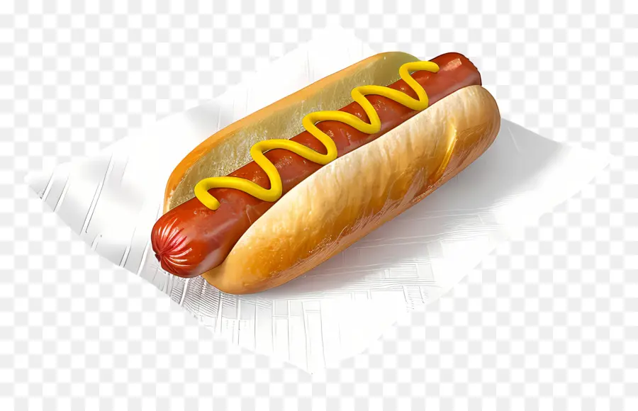 Hot Dog，Mustard PNG