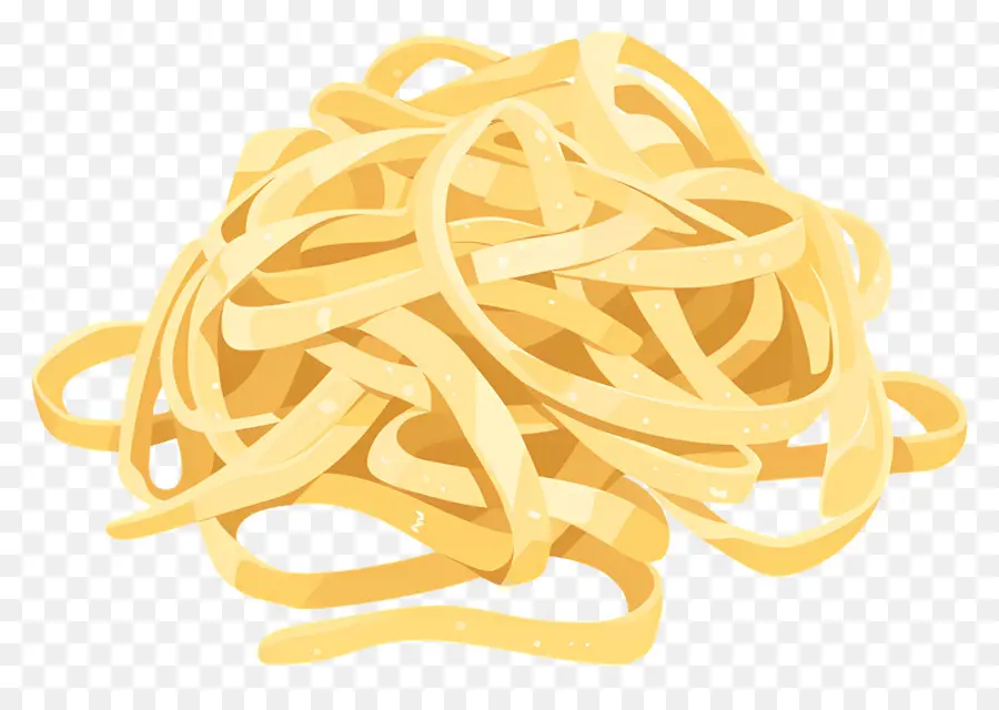 Fettuccine，Mie Kuning PNG