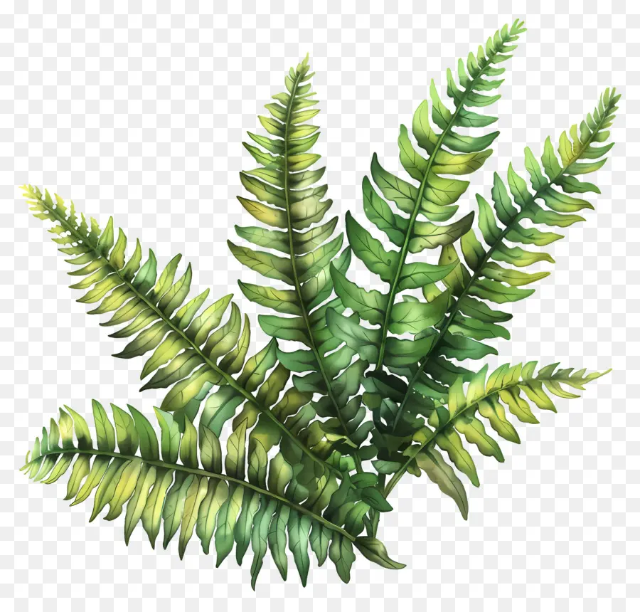 Garden Fern，Green Fern PNG