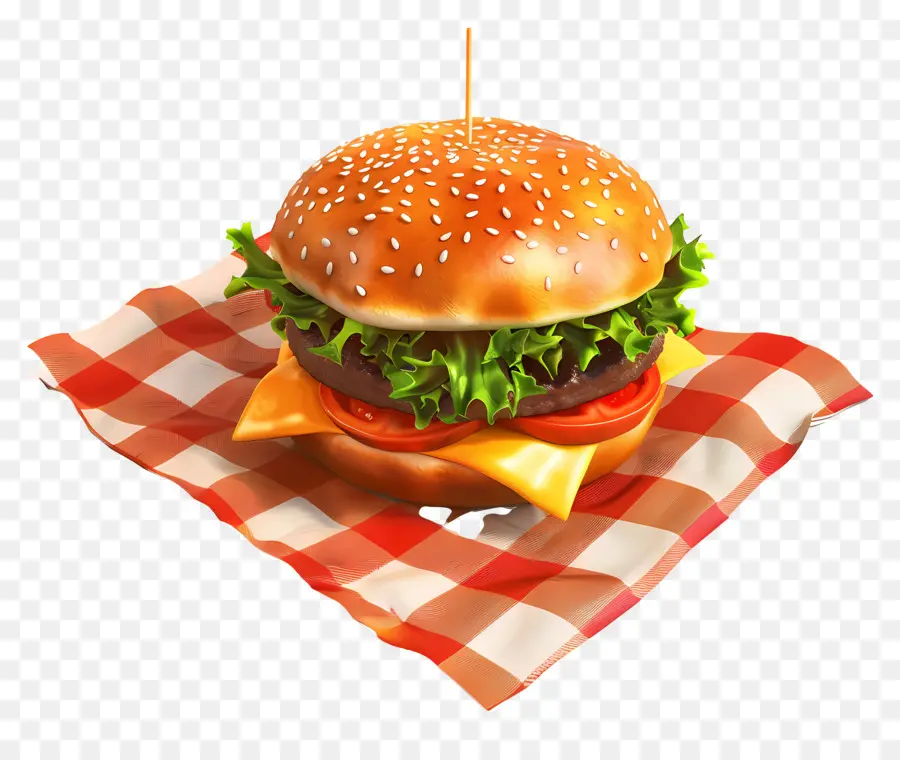 Cheeseburger，Burgernya PNG