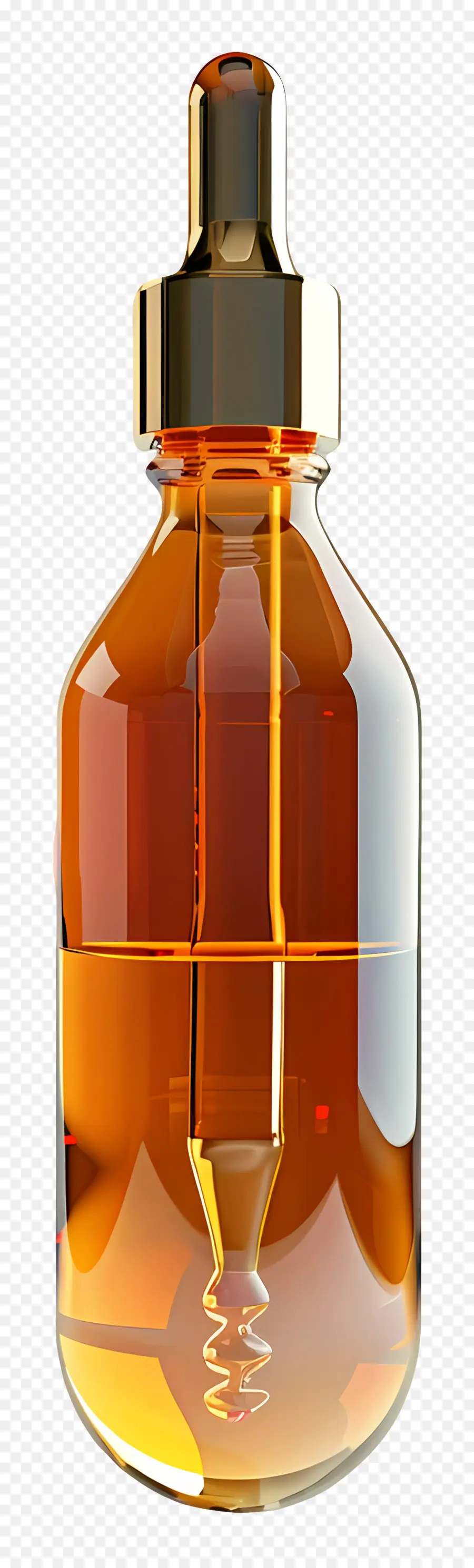 Botol Dropper Kuning，Botol Penetes PNG