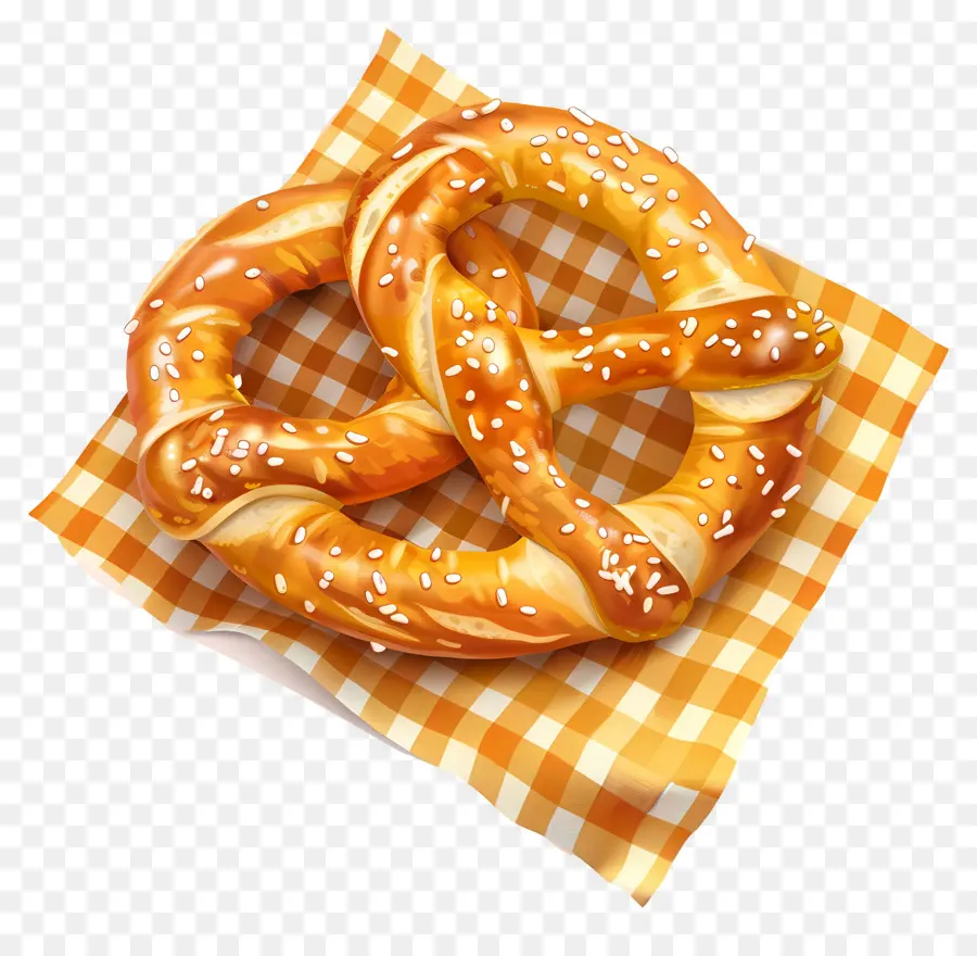 Pretzel，Makanan Ringan PNG