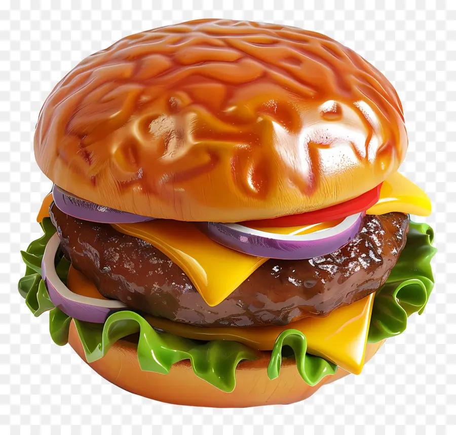 Cheeseburger，Burgernya PNG