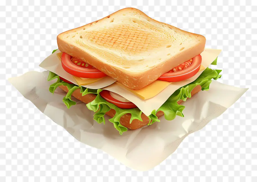 Sandwich，Selada PNG