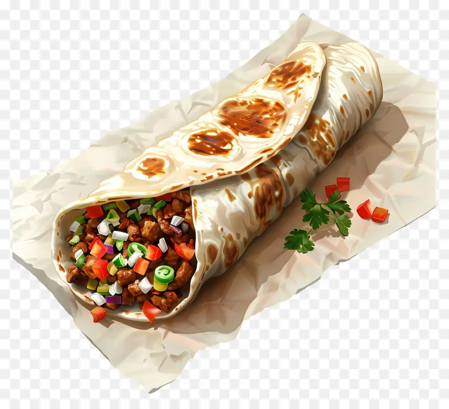 Burrito，Bungkus PNG