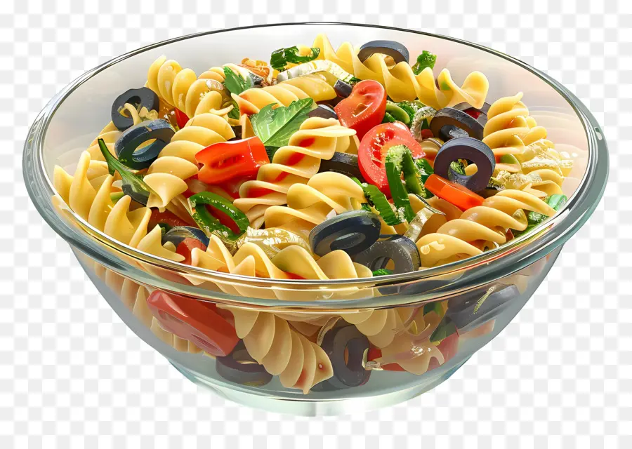 Salad Semacam Spageti，Salad Pasta PNG