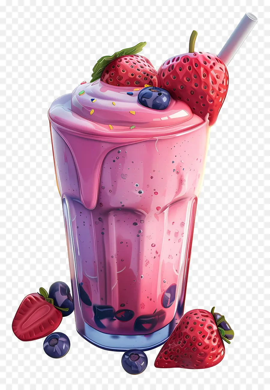 Smoothie，Smoothie Buah Beri PNG