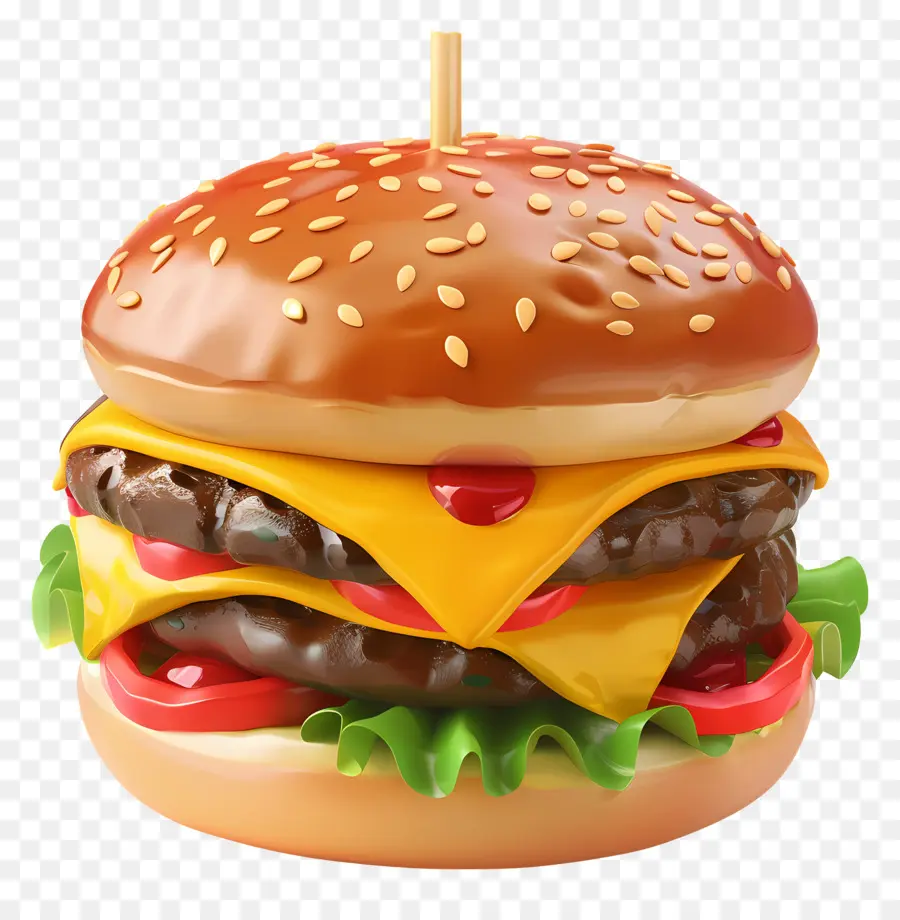 Cheeseburger，Burgernya PNG