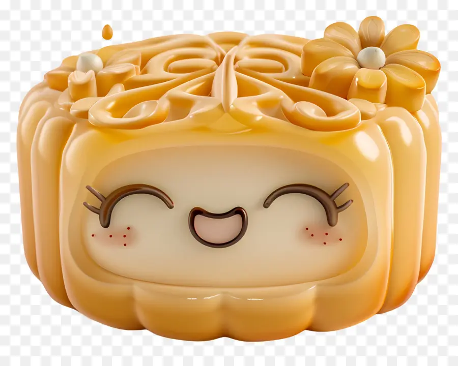 Mooncake，Kue Bulan Yang Lucu PNG