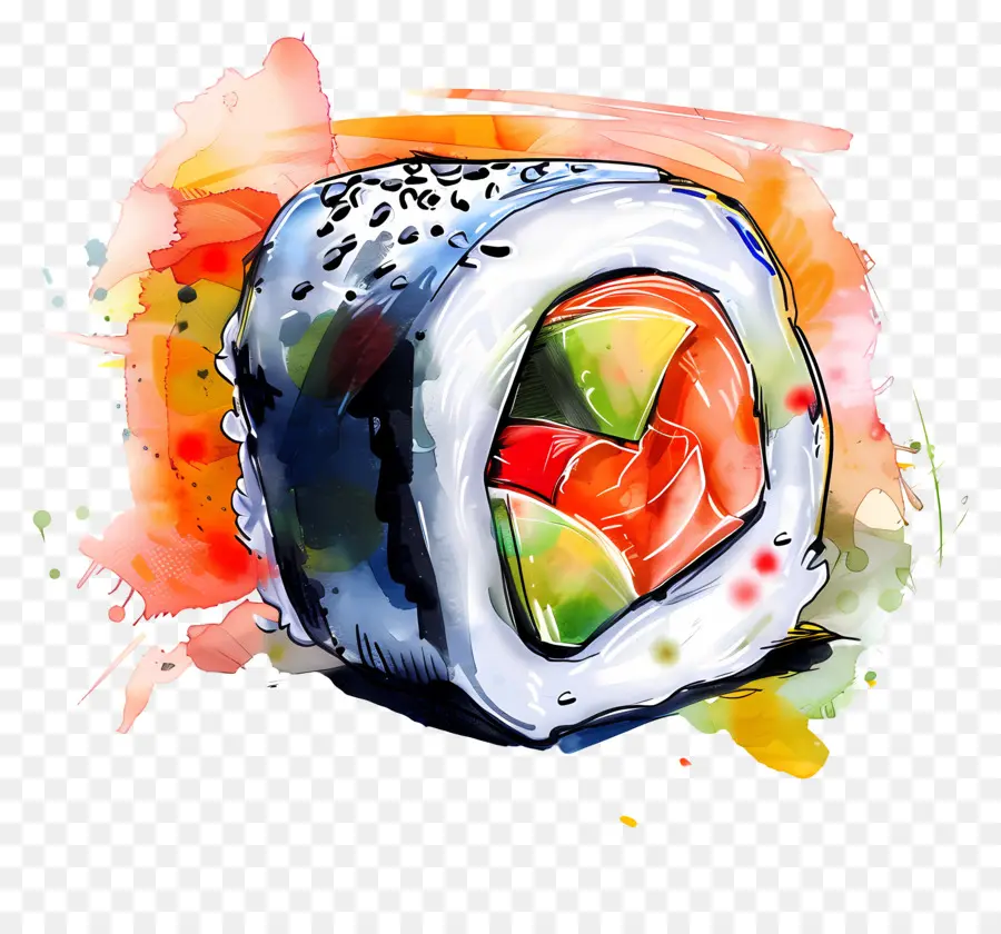 Sushi Gulung，Gulungan Sushi PNG