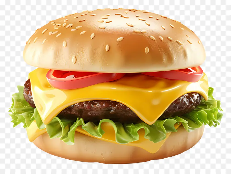 Cheeseburger，Burgernya PNG