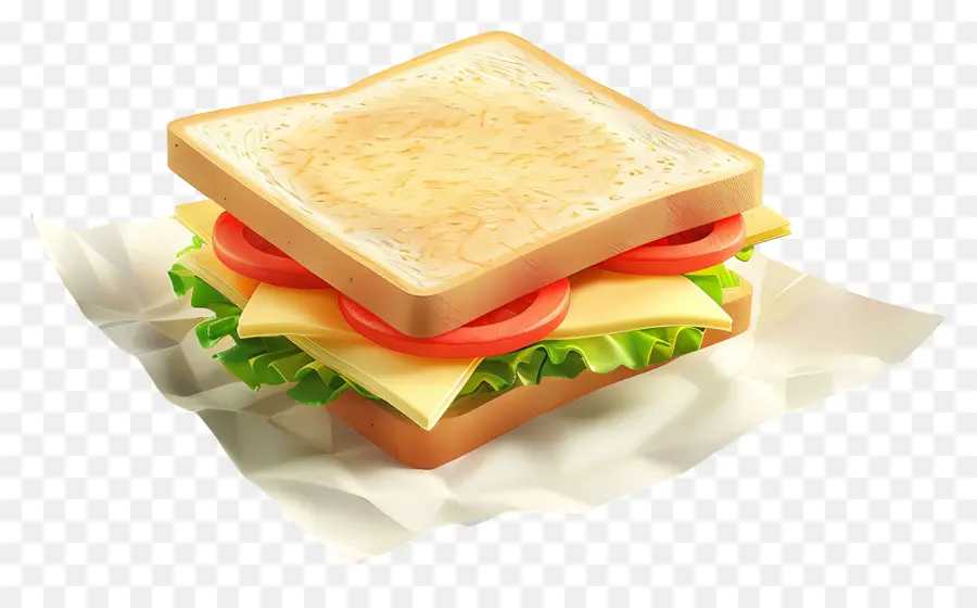 Sandwich，Selada PNG