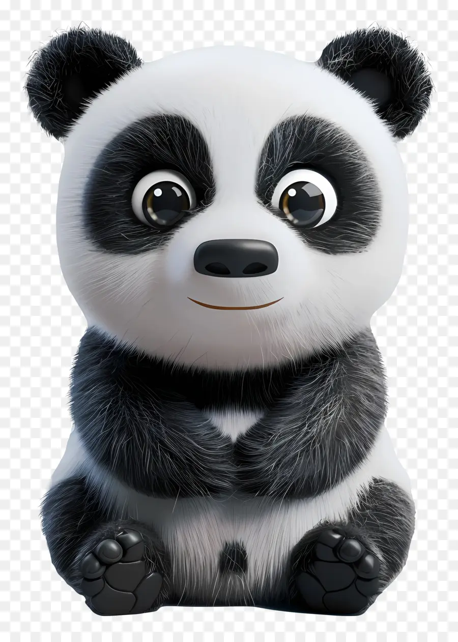 Panda，Wajah Panda Yang Lucu PNG