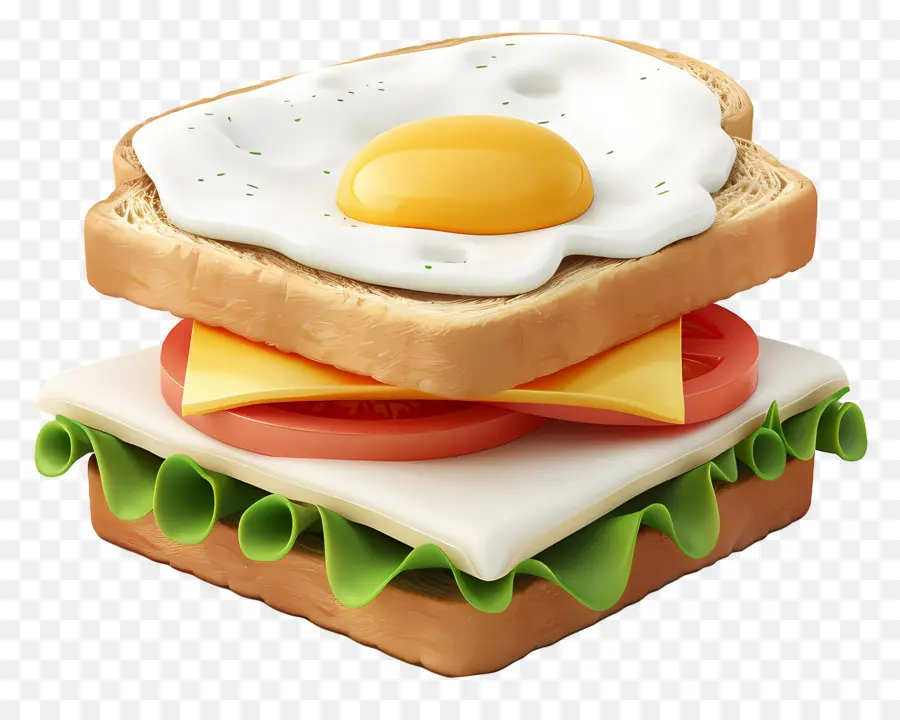 Sandwich，Sandwich Dengan Telur PNG