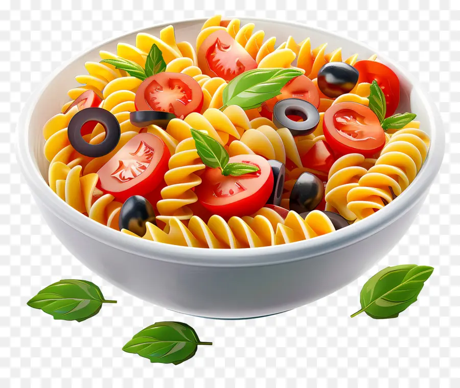 Salad Semacam Spageti，Salad Pasta PNG