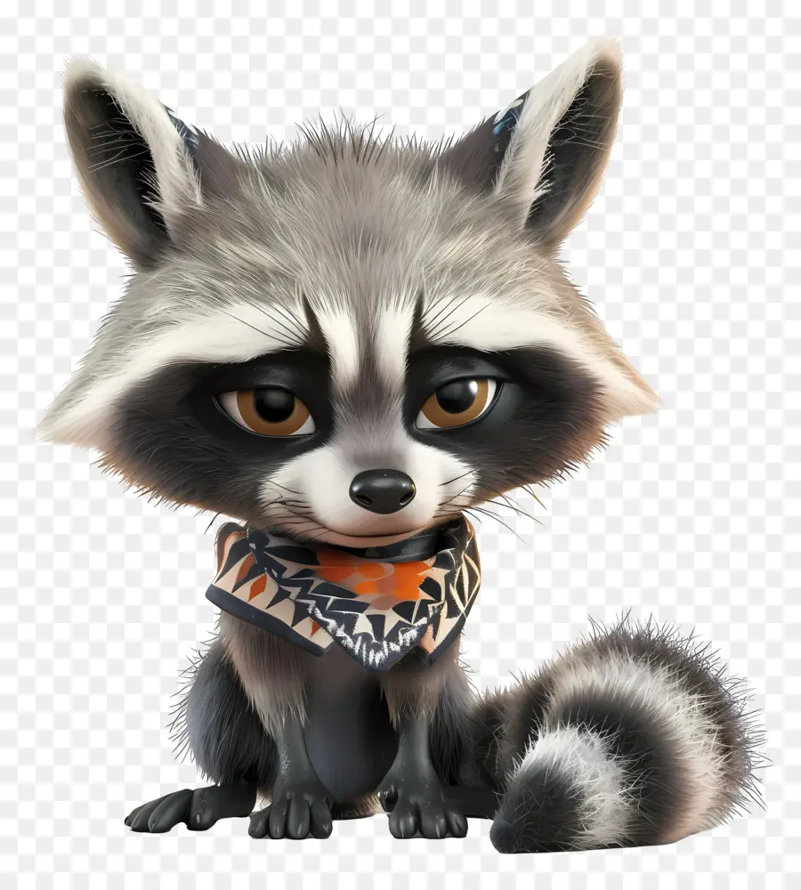 Lucu Raccoon，Rakun PNG