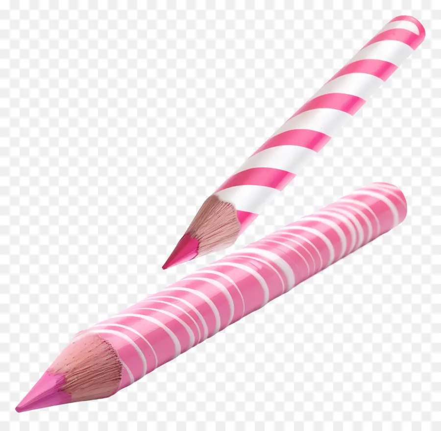 Pink Pensil，Pensil Bergaris PNG