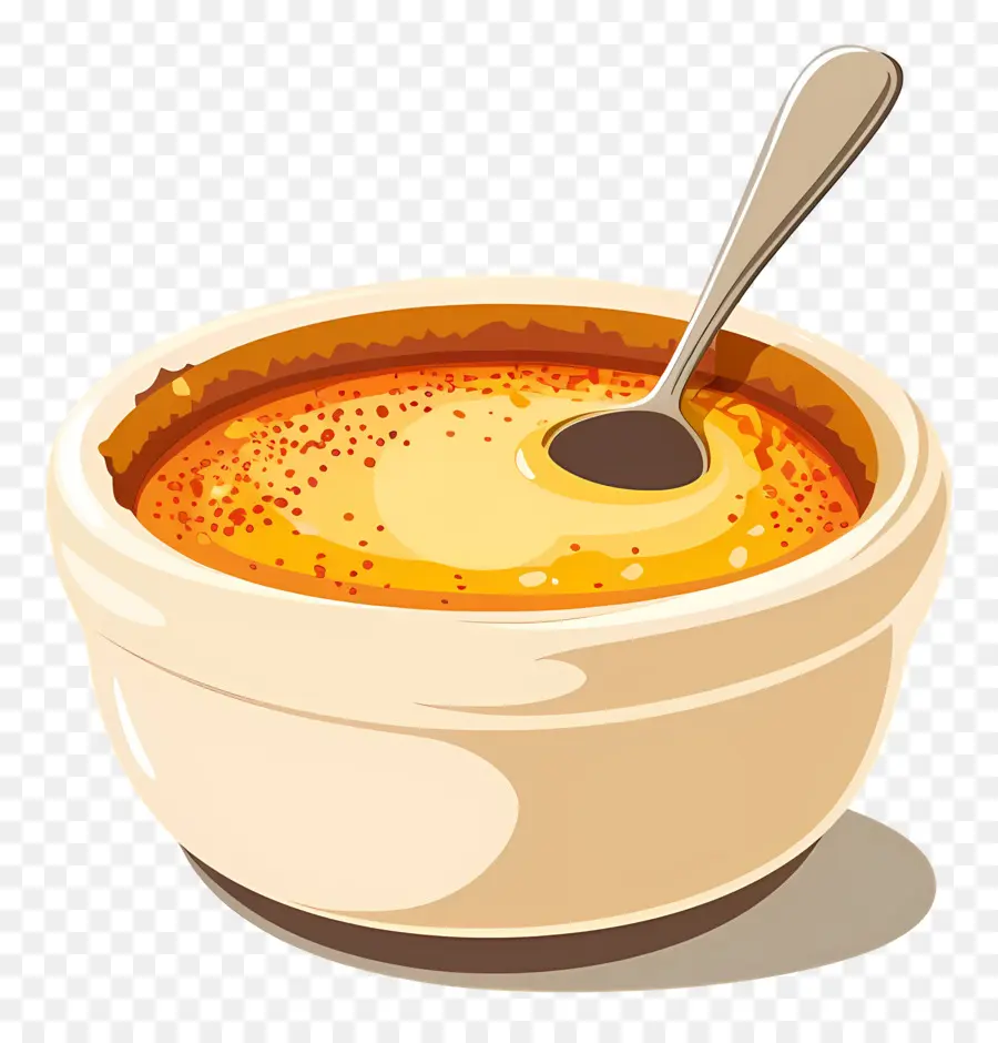 Brûlée Creme，Secangkir Sup PNG