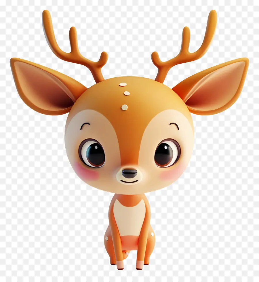 Rusa 3d，Rusa Lucu PNG