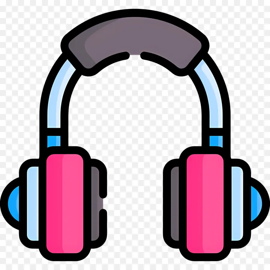 Headphone，Warna Warni PNG