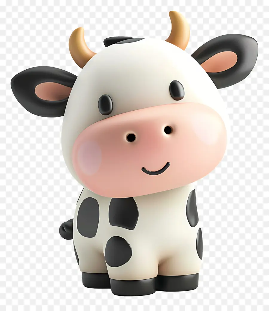 Sapi 3d，Sapi Lucu PNG