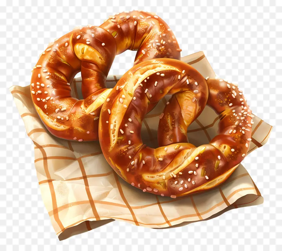 Pretzel，Camilan PNG