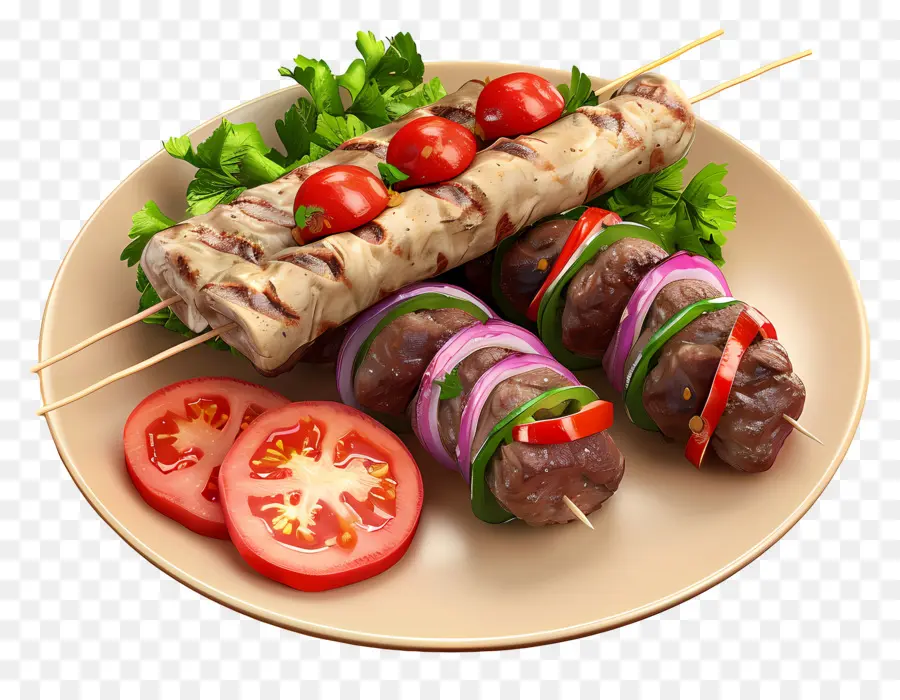 Kebab，Tusuk Sate PNG