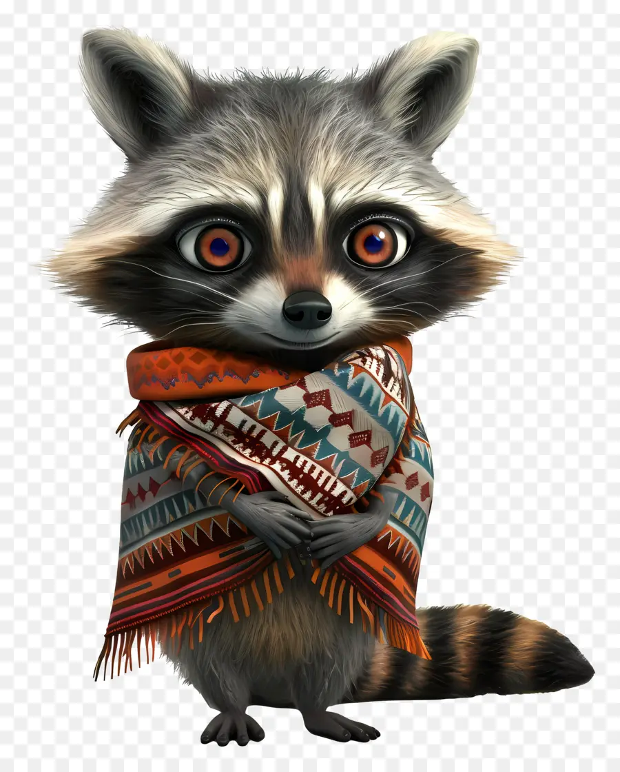 Lucu Raccoon，Rakun PNG