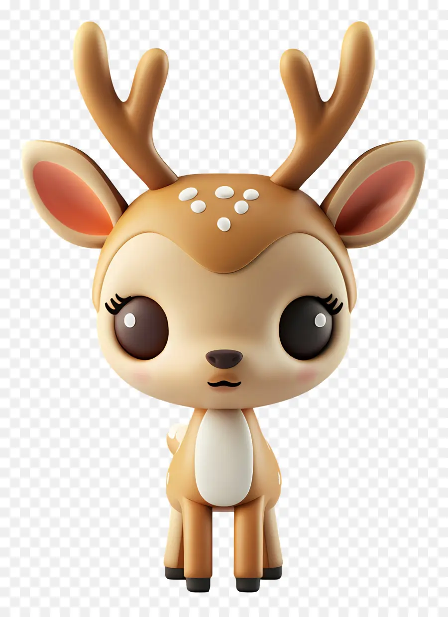 Rusa 3d，Rusa Lucu PNG