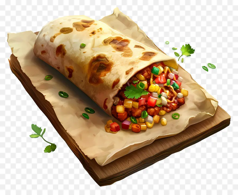 Burrito，Bungkus PNG