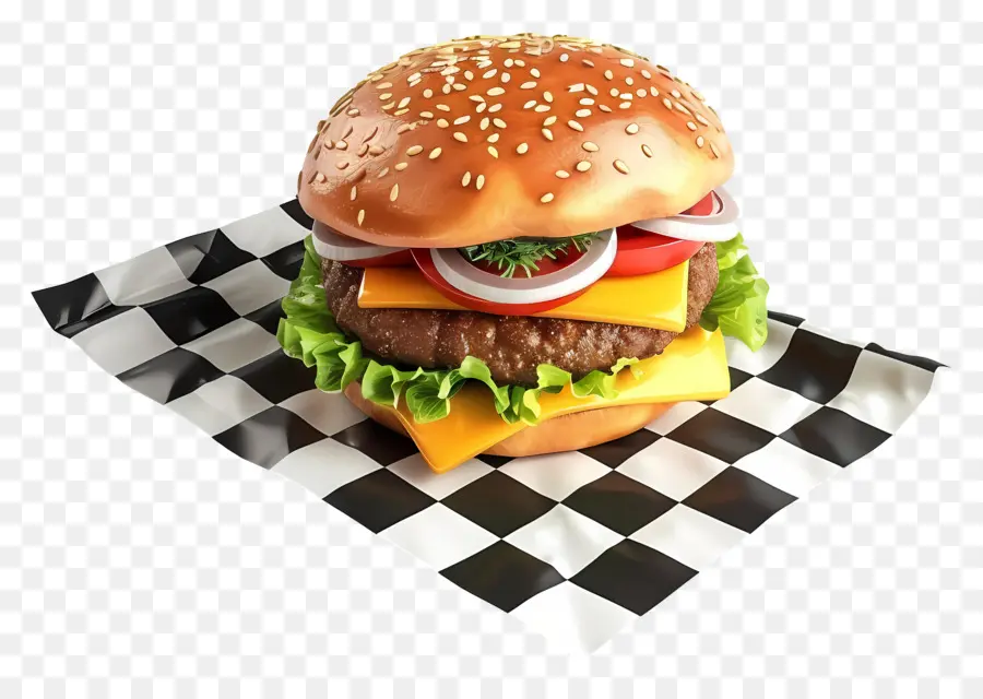 Cheeseburger，Burgernya PNG