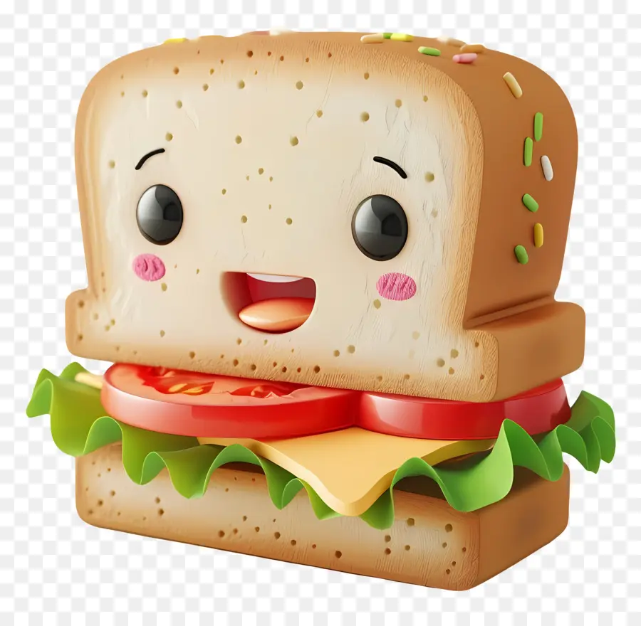 Sandwich，Emoji Roti Lapis PNG