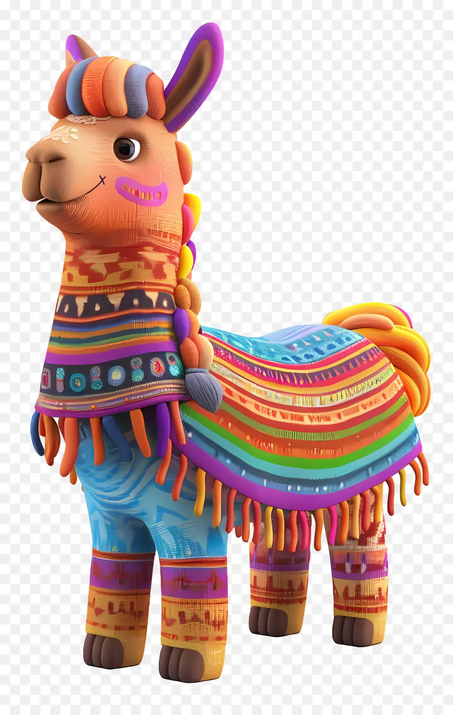 Llama Yang Lucu，Llama Berwarna Warni PNG