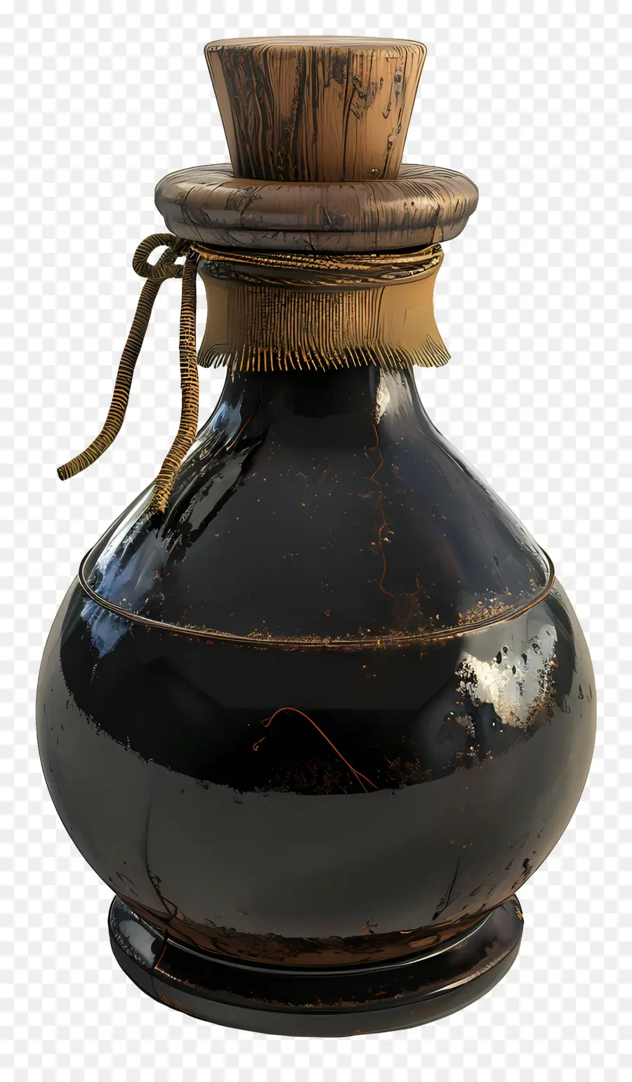 Botol Ramuan，Botol Hitam PNG