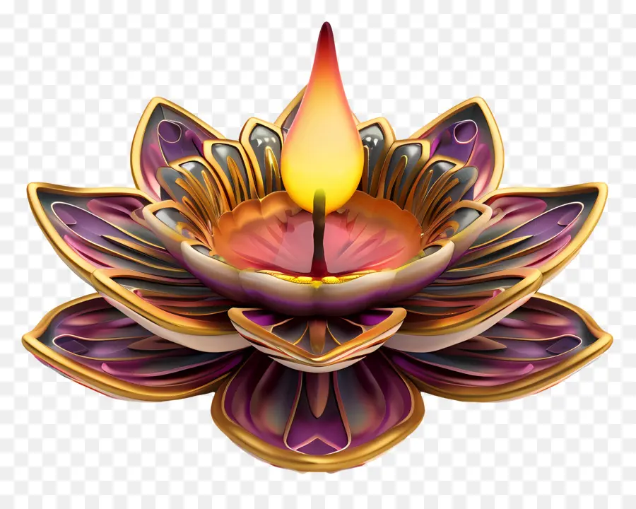 Diwali Diya，Lilin PNG